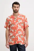 Košile Tommy Hilfiger pánská, oranžová barva, regular, MW0MW39448
