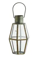 Lucerna Madam Stoltz 12 x 21 cm průhledná barva