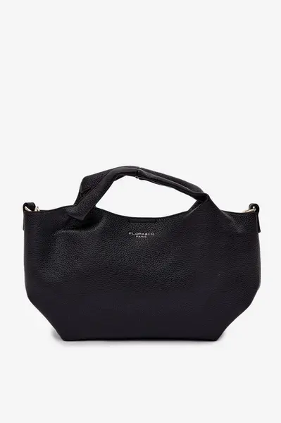 Flora&amp;Co Černá kabelka z imitace kůže