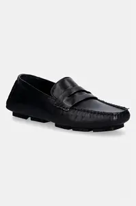 Calvin Klein mokasíny dámské kožené SQUARE DRIVER LTH