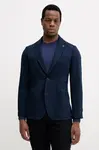 Tommy Hilfiger jednořadé sako pánské s viskózou
