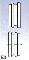 Metallkraft® Rolny typ E3 (pro SBM 110-08)