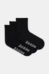 Ponožky Dickies 3-pack pánské, černá barva, DK0A4Z8DBLK1