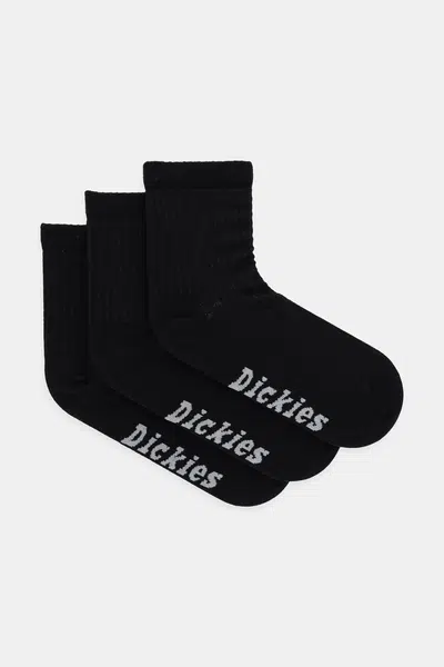 Ponožky Dickies 3-pack pánské, černá barva, DK0A4Z8DBLK1