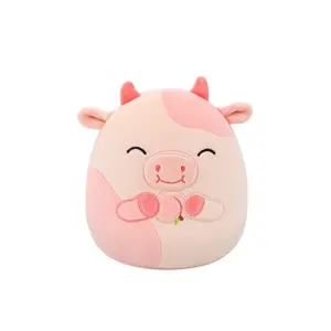 SQUISHMALLOWS Broskvová kráva - Lilaz, 13 cm