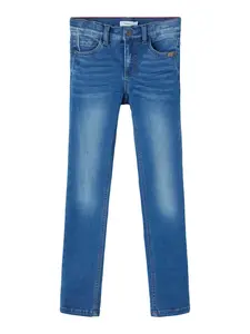 NAME IT Džínsy 'Theo'  modrá denim