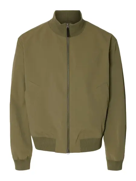 SELECTED Prechodná bunda 'SLHDYLAN'  olivová