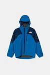 Bunda The North Face TEEN HIKE PACKABLE SHELL modrá barva, NF0A8AY459J1