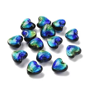 Handmade Silver Foil Lampwork Beads