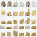 5 sets Alloy & Brass & Plastic & Glass Cabochons Set