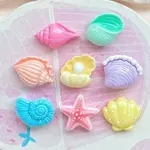 Ocean Theme Opaque Resin Cabochons