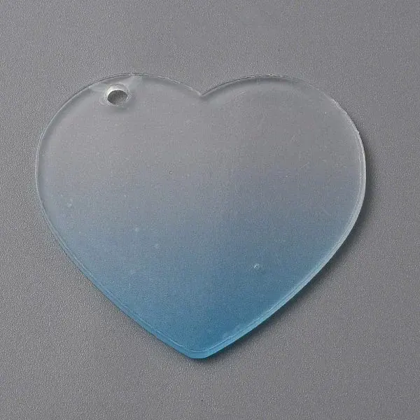 Gradient Transparent Acrylic Disc Big Pendants