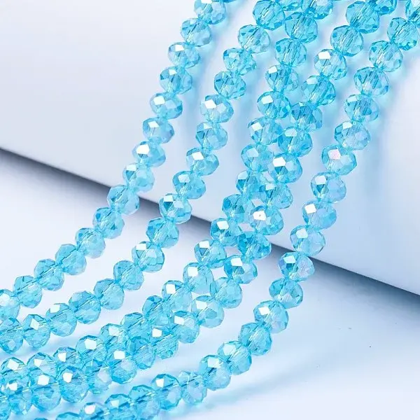 Electroplate Glass Beads Strands