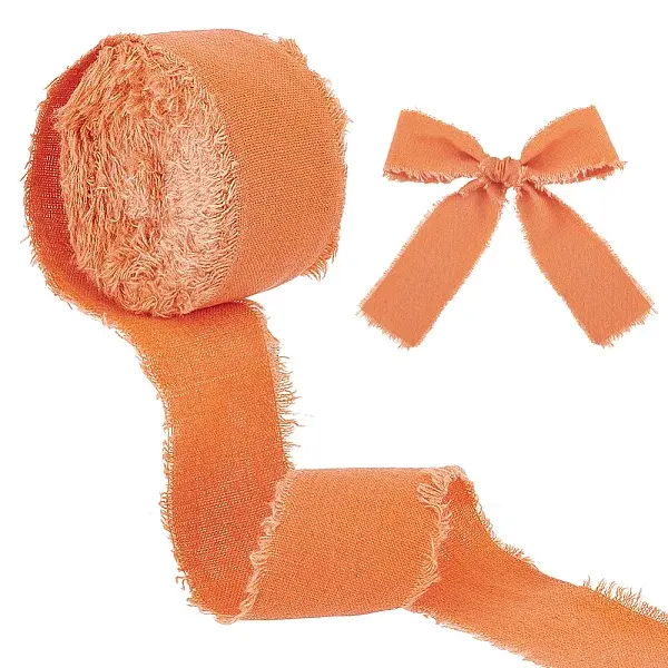 10M Polyester Frayed Ribbon