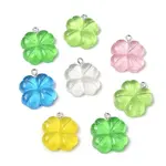 Transparent Resin & Glitter Powder Pendants