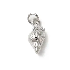 Rack Plating Brass Clear Cubic Zirconia Pendants