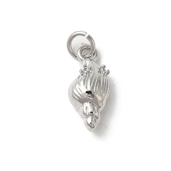 Rack Plating Brass Clear Cubic Zirconia Pendants