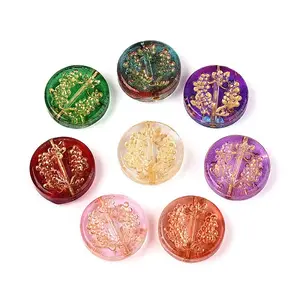 Baking Paint Transparent Glass Beads