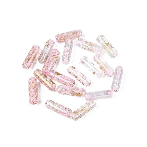Picasso Transparent Glass Bugle Beads