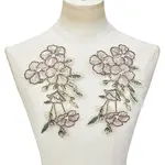 2Pcs Flower Clothing Patches