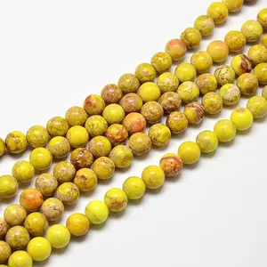 Natural Imperial Jasper Beads Strands
