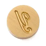 Golden Tone Brass Letter Stamps