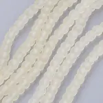 Baking Paint Transparent Glass Bead Strands