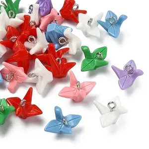 10Pcs Opaque Resin Pendants