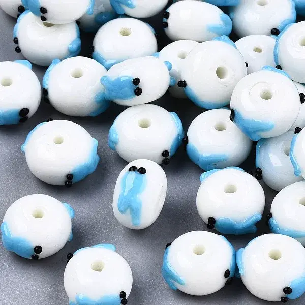 Handmade Bumpy Lampwork Beads