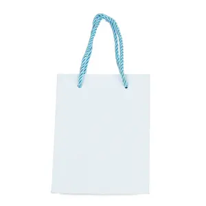 White Paper Gift Tote Bags with Handles
