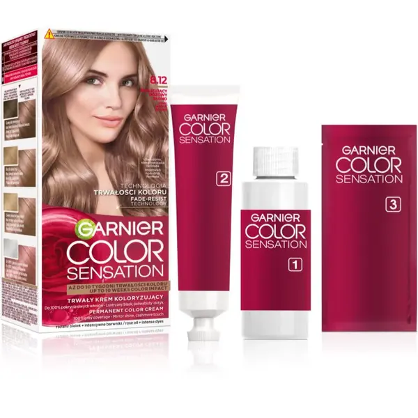 Garnier Color Sensation farba na vlasy odtieň 8.12 Opal Mauve 1 ks