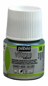 Barva na sklo Vitrea 45ml – 66 stříbrná
