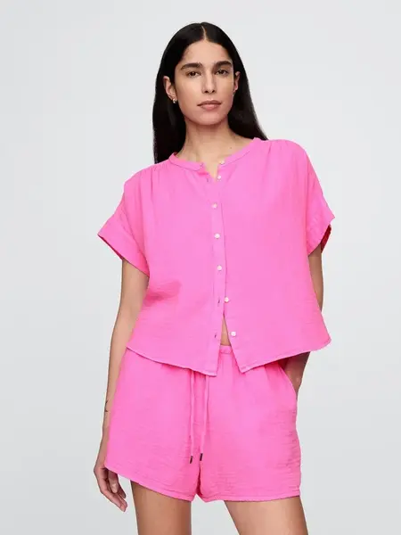 GAP Dámská Mušelínová oversize košile 718359-00 Velikost: XS