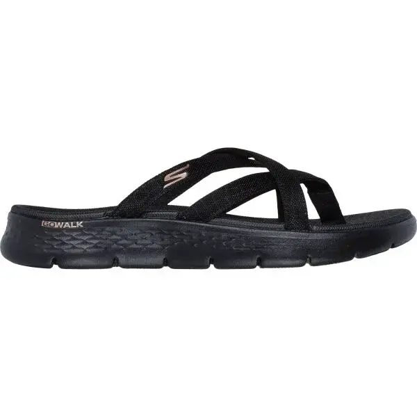 Skechers GO WALK FLEX SANDAL Dámské žabky, černá, velikost