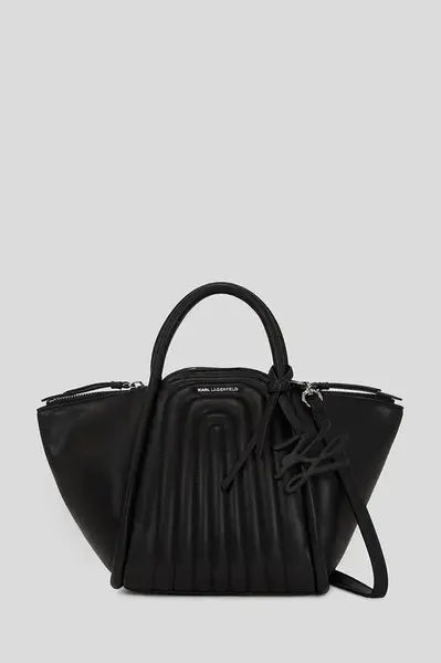 Kabelka Karl Lagerfeld K/WELLEN černá barva, A3W30260