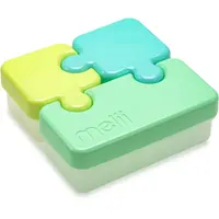 Melii Puzzle Container desiatový box Blue & Mint 850 ml