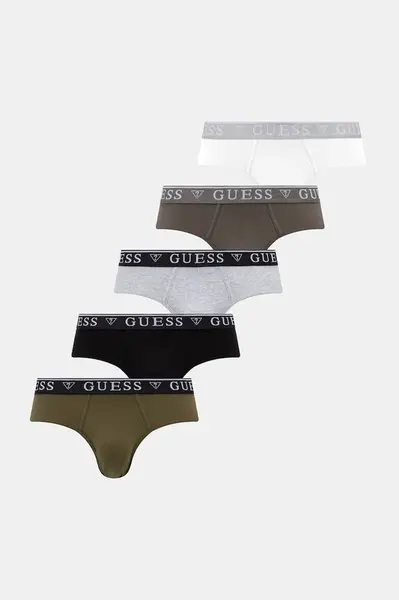 Guess slipy pánské bavlněné s elastanem 5-pack