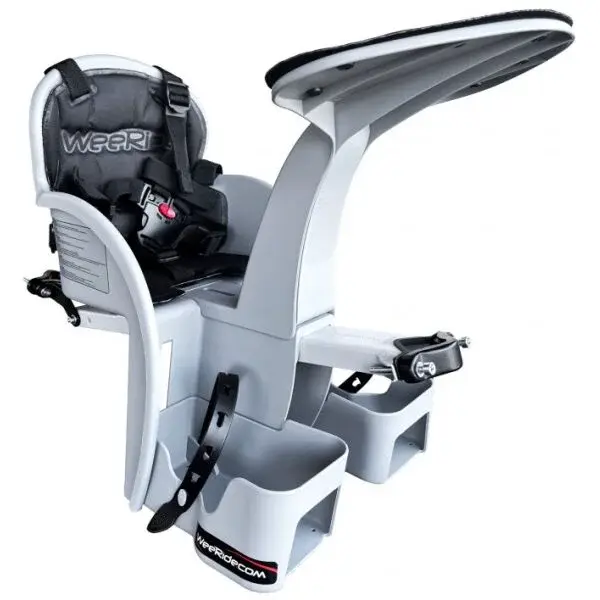 WEERIDE SAFE FRONT PLATINUM Detská predná sedačka na bicykel, čierna, veľkosť