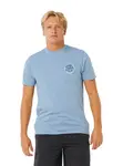 Rip curl pánské tričko Wettie Passage Icon Faded Denim | Modrá | Velikost M | 100% bavlna