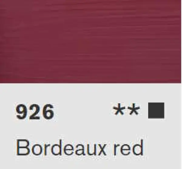 Akryl Lascaux Studio 250ml – 926 Bordeaux red