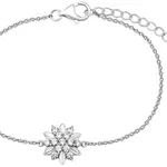 Silvego Stříbrný náramek ALIVIA s krystaly Swarovski MWB10959AA