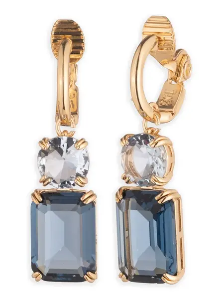 Lauren Ralph Lauren Náušnice  modrá / zlatá