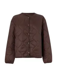 VILA Prechodná bunda 'VIDUNE'  tmavohnedá