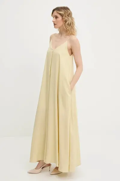 Lněné šaty Answear.LAB