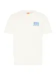 BLEND Tričko 'BHSun Island'  modrá / oranžová / biela