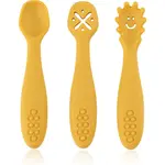 Petite&Mars Take&Match 6m+ lyžička Intense Ochre 3 ks