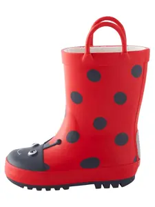 Next Gumáky  červená / čierna