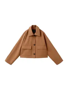 MANGO Prechodná bunda 'Brava'  sépiová