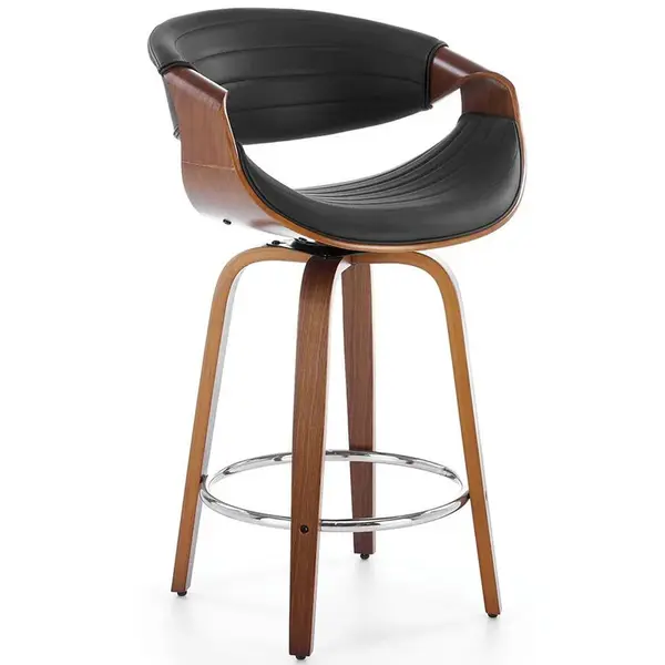 Barová Stolička H123 orech/čierna