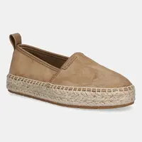 Semišové espadrilky Michael Kors Elias béžová barva, 42S5ELFP1S.297